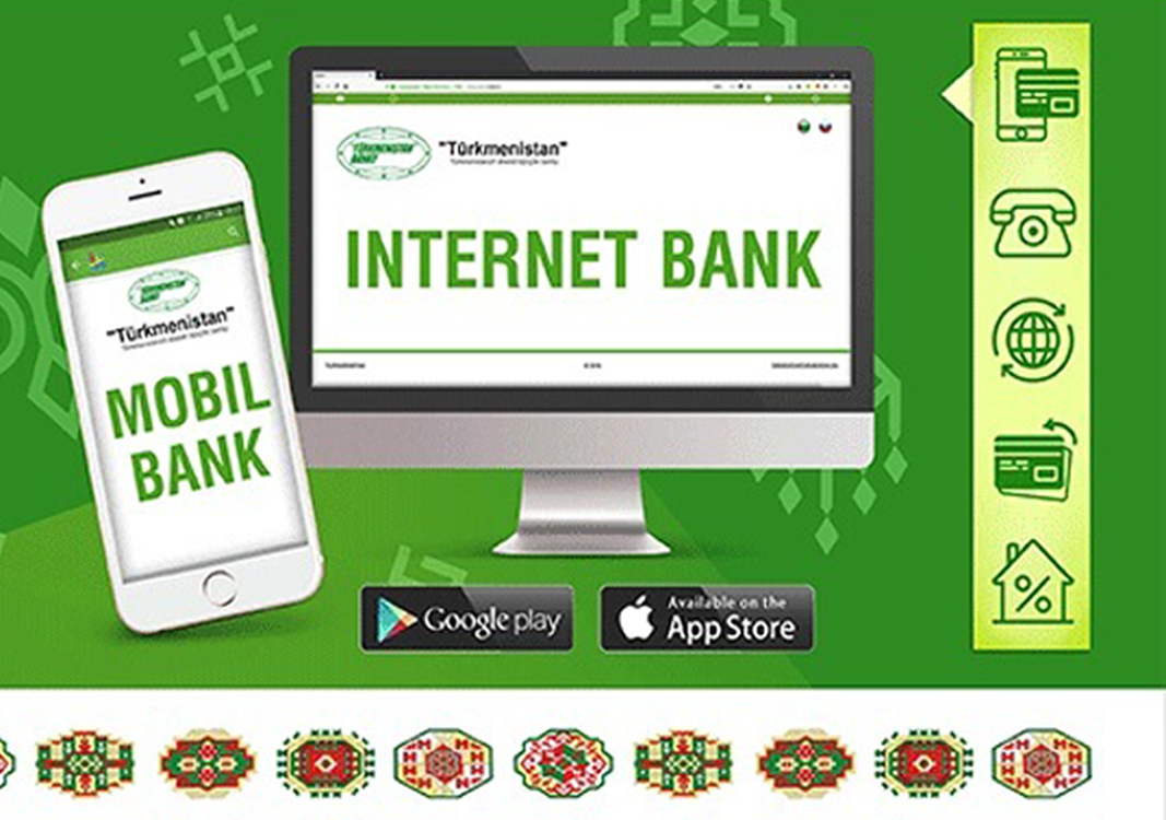 Internet-Banking Türkmenistanda: banklar 2022-nji ýylda nämeleri hödürleýär?